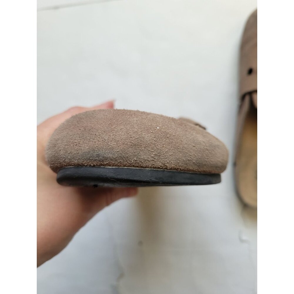 Evellyhoot 250 8555 Round Toe Suede Cork Clogs Size 40 (7) Casual Lagenlook - Picture 10 of 10